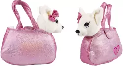 Maskotka pluszowy pies w torebce 18cm