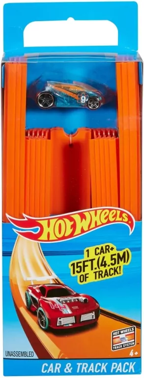 Hot Wheels. Tor prosty + autko - tantis.pl