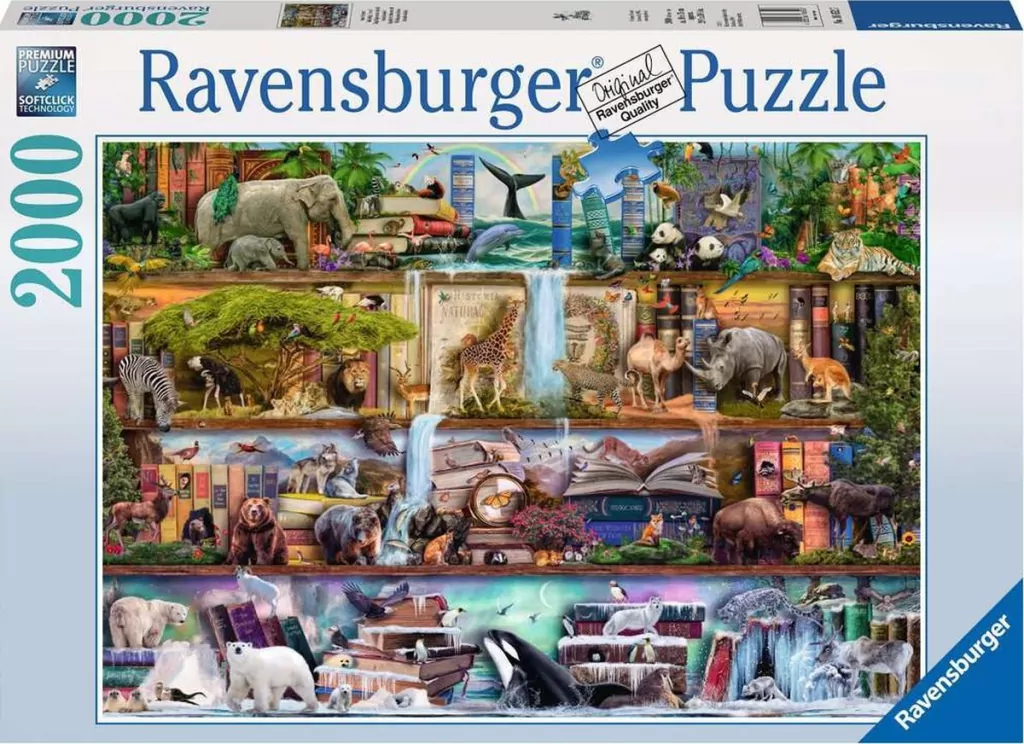 Ravensburger. Puzzle 2000. Królestwo dzikich zwierząt - tantis.pl