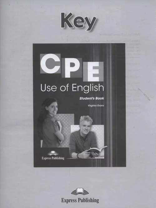 CPE. Use of English. Key - tantis.pl