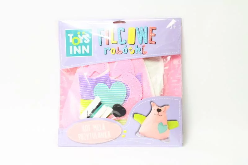 Filcowe robótki - Kot przytulanka Mela. ToysInn - tantis.pl