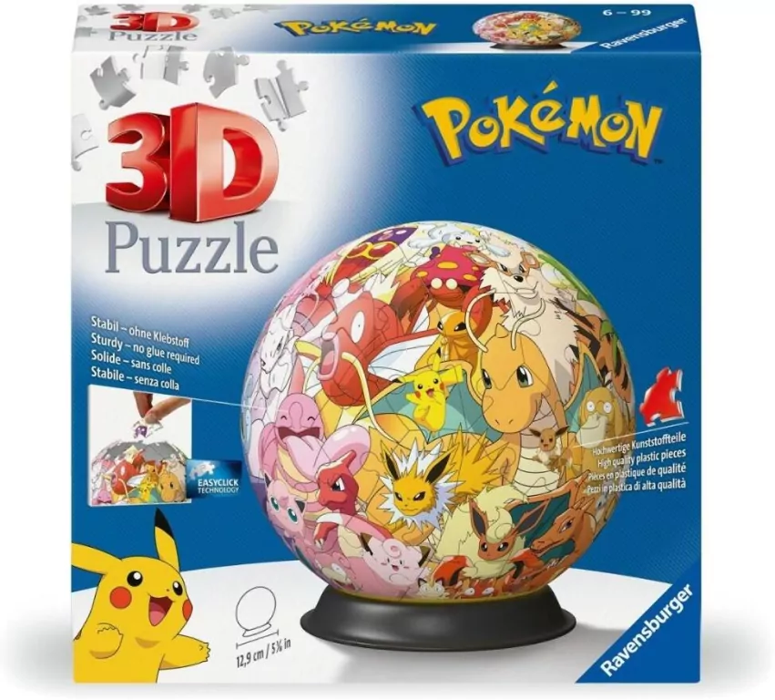 Puzzle 3D Kula: Pokemon - tantis.pl
