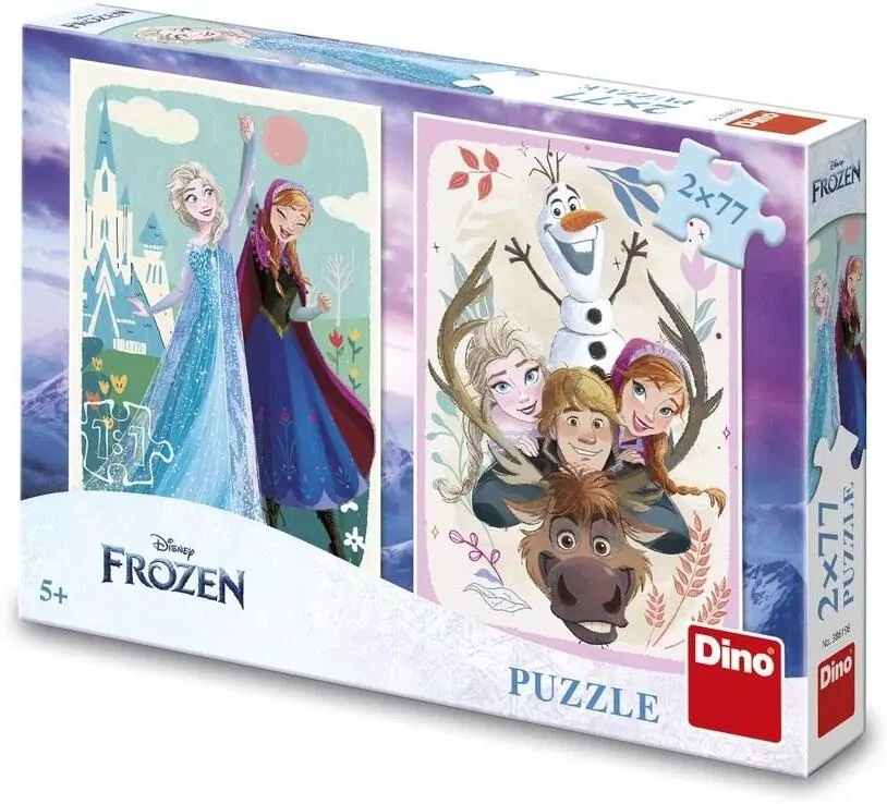 Puzzle Kraina Lodu Puzzle Anna i Elsa 2x77el - tantis.pl