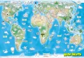 Mapa świata. Plakat z naklejkami - tantis.pl