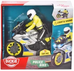 Dickie Toys. Motocykl policyjny, 17cm