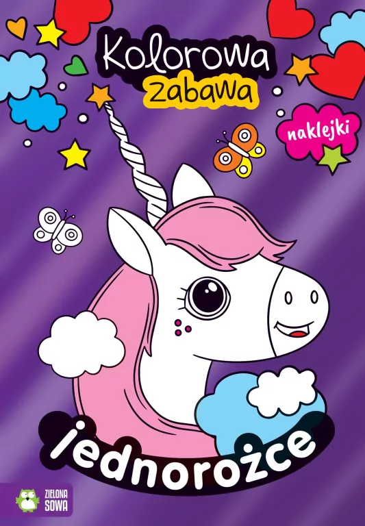 Kolorowa zabawa. Jednorożce - tantis.pl
