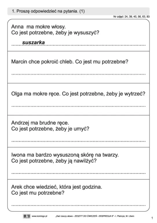 Dać rzeczy słowo. Ekspresja 6. Poziom 3. Zeszyt ćwiczeń - tantis.pl