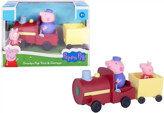 *****PEPPA pociąg Dziadka + 2 figurki D4109 /2 - tantis.pl