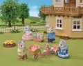 Sylvanian Families. Tandem na rowerze. Pieski Husky. Zestaw z figurkami - tantis.pl