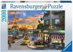 Puzzle 2000 Zachód słońca w Paryżu