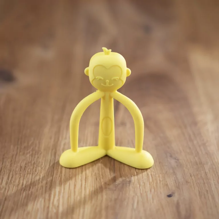 Gryzak dla dzieci uspokajający Małpka żółty - tantis.pl