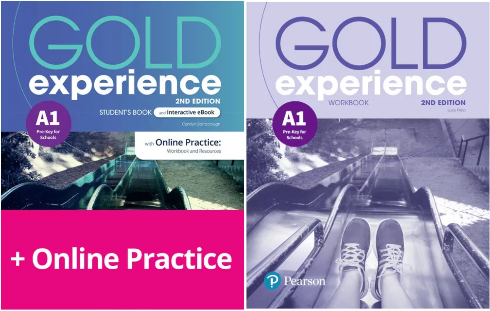 Pakiet: Gold experience. 2nd edition. A1. Student's Book with Online Practice. Podręcznik / Workbook. Zeszyt ćwiczeń - tantis.pl