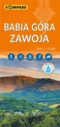 Mapa - Babia Góra Zawoja 1:30 000