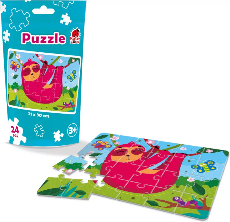 Puzzle edukacyjne - Leniwiec - tantis.pl