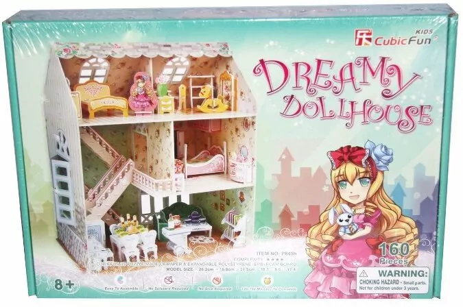 Puzzle 3D. Dreamy Dollhouse. Domek dla lalek - tantis.pl