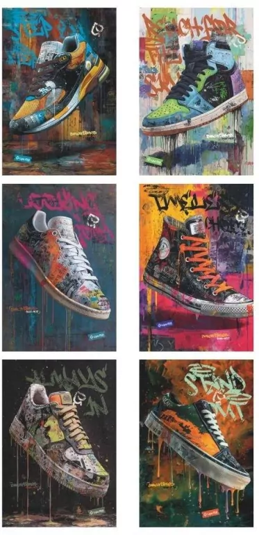 Zeszyt A5/60K kratka Sneakers (10szt) MAR MAR - tantis.pl