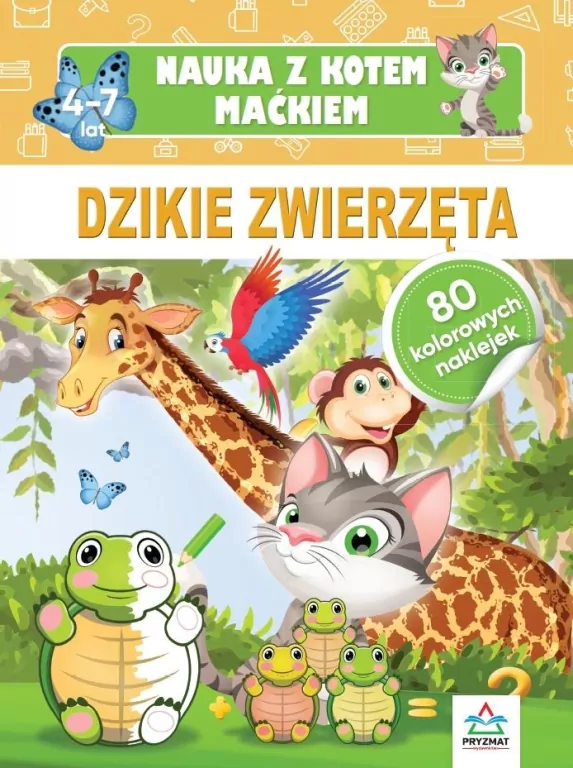 Nauka z kotem Maćkiem. Dzikie zwierzęta - tantis.pl
