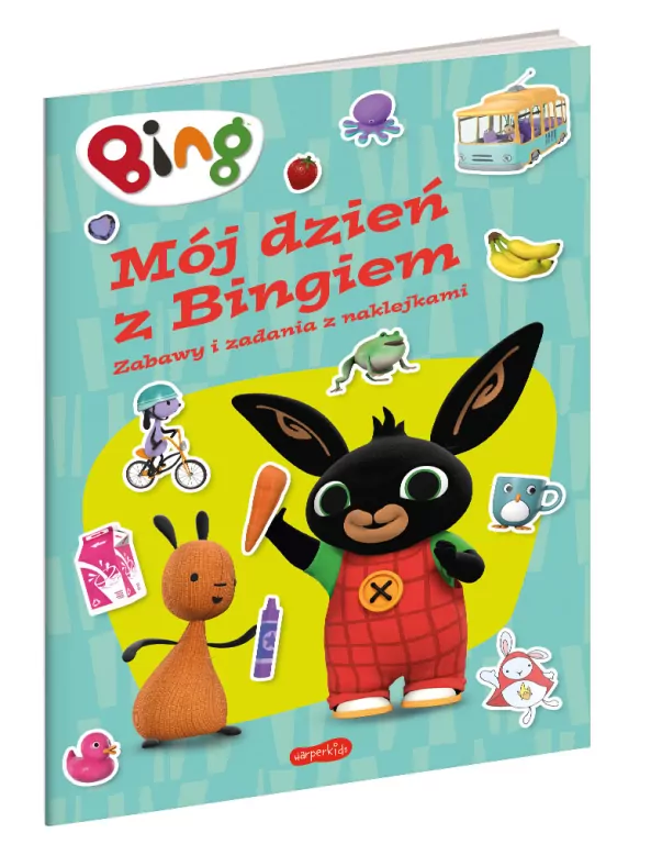 Mój dzień z Bingiem. Zabawy i zadania z naklejkami. Bing - tantis.pl