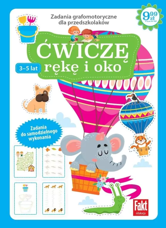 Ćwiczę rękę i oko. Zadania grafomotoryczne... - tantis.pl