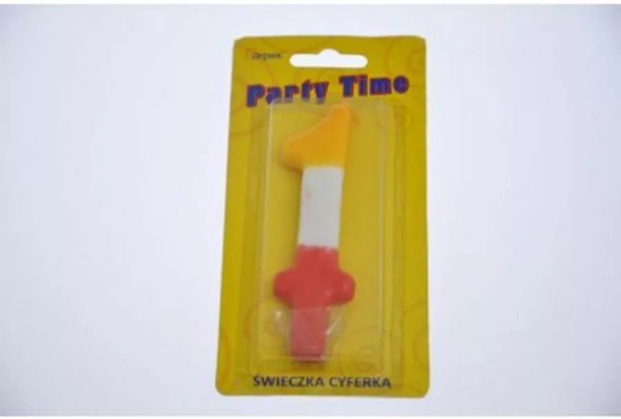 Świeczka 1, kolorowa - tantis.pl