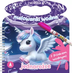 Zadanka & malowanki wodne. Jednorożce