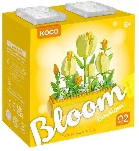 Klocki Kwiaty Tulipany 295el - tantis.pl