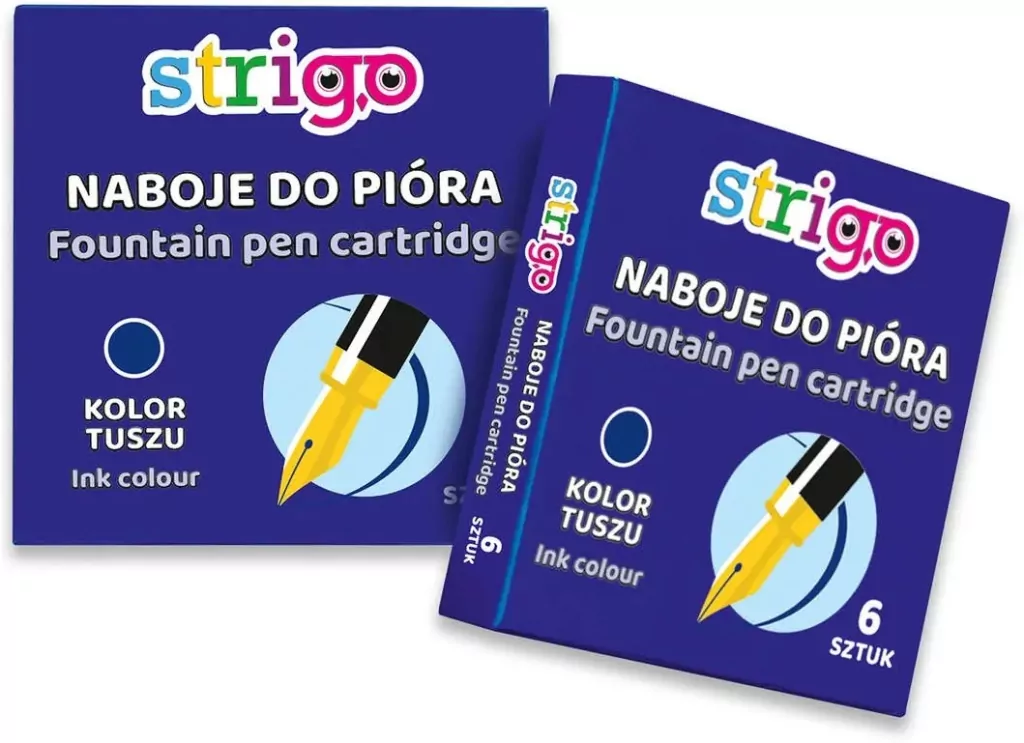 Naboje do pióra. Niebieskie - tantis.pl