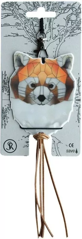 Breloczek odblaskowy. Origami. Czerwona panda - tantis.pl