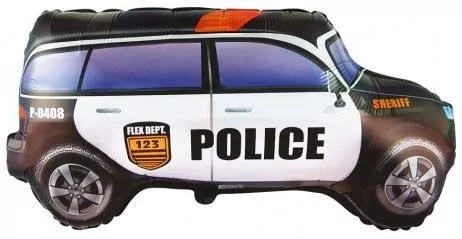 Balon foliowy Police Car 61cm - tantis.pl