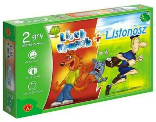 Gry planszowe: Listonosz / Lisek Urwisek