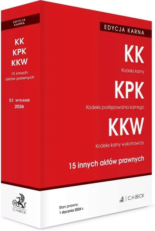 Kodeks karny. Kodeks postępowania karnego...wyd.51 - tantis.pl