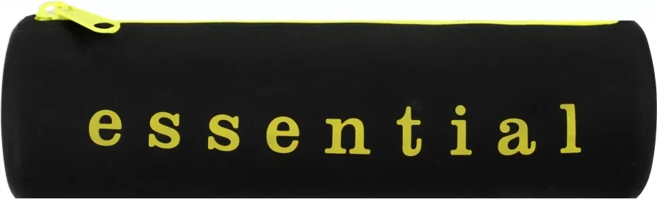 Piórnik silikonowy na zamek essential czarny - tantis.pl