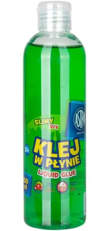 Klej w płynie 250ml. Transparentny zielony - tantis.pl