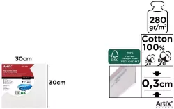 Tablica malarska 30x30x0,3cm 280G/m2