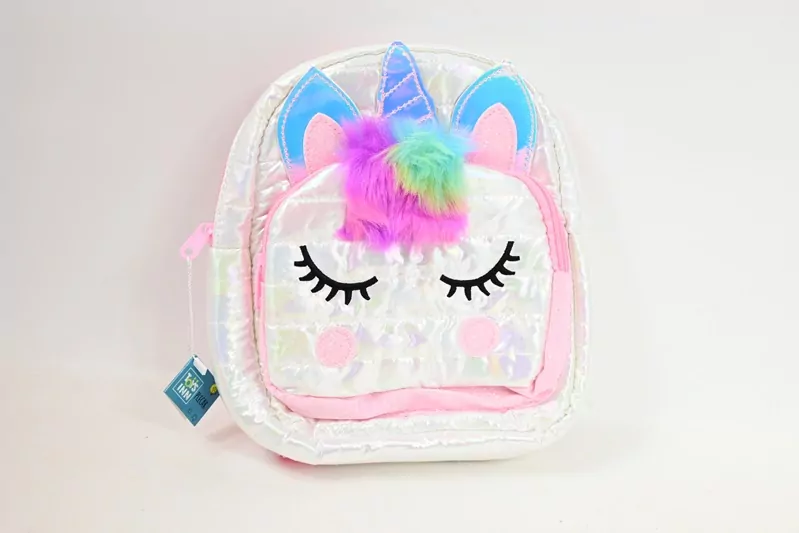 Plecak puffy Unicorn biały STnux - tantis.pl