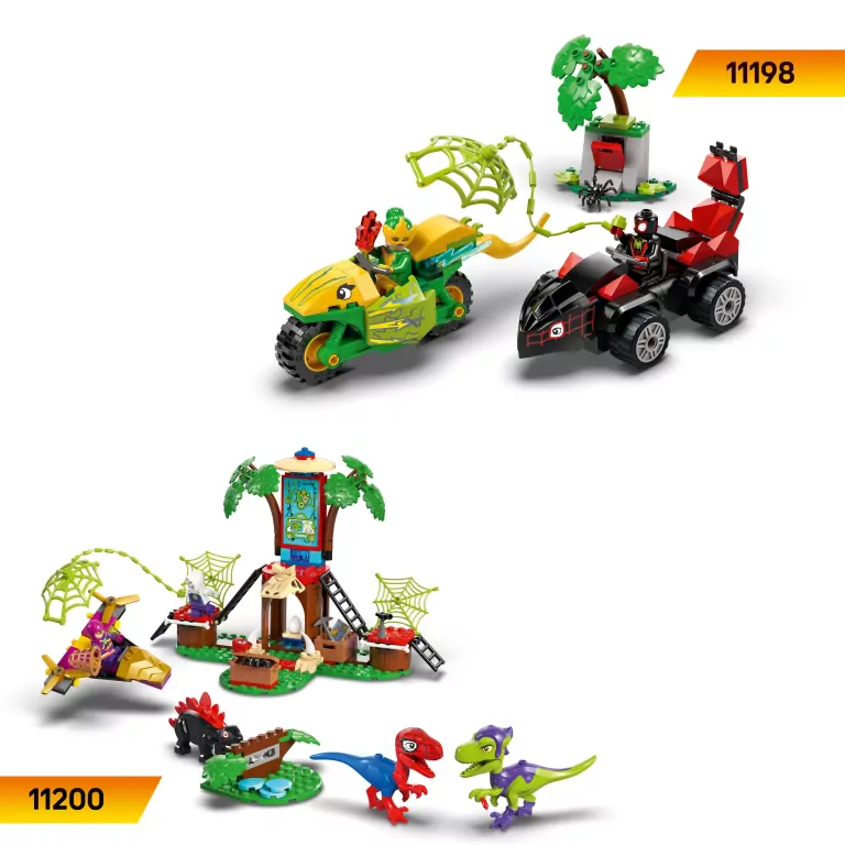 LEGO® Misja ratunkowa zespołu Spidey’ego w dinoterenówce 11199 - tantis.pl