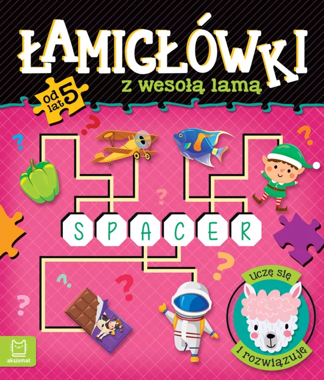Łamigłówki z wesołą lamą. Uczę się i rozwiązuję - tantis.pl
