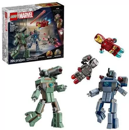 LEGO® Marvel. Iron Man i War Machine kontra drony Hammera 76320 - tantis.pl