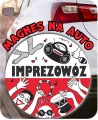 Magnes na auto IMPREZOWÓZ - tantis.pl