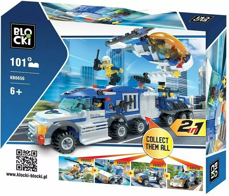 Klocki Blocki MyPolice 2w1 101 el. - tantis.pl