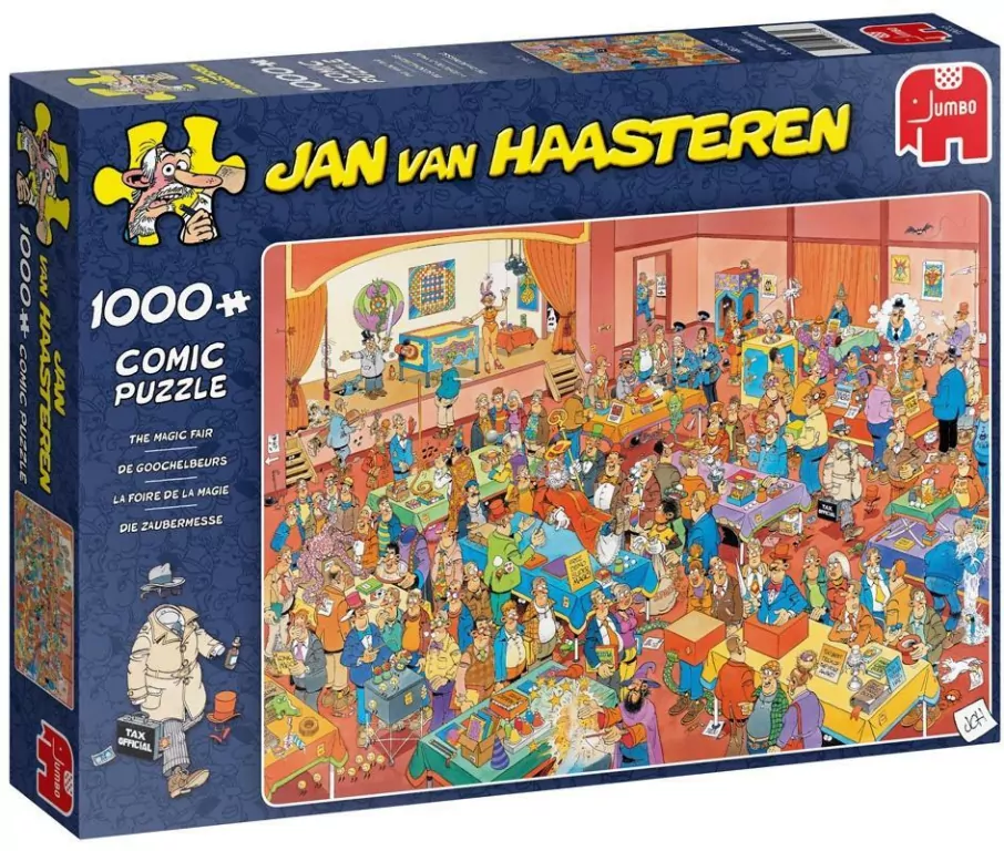 Puzzle 1000. Jan van Haasteren. Pokazy magicznych sztuczek - tantis.pl