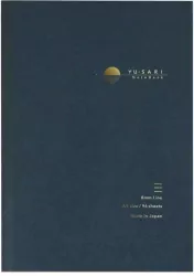 Notatnik A5 linie Yu-Sari 8mm czarny