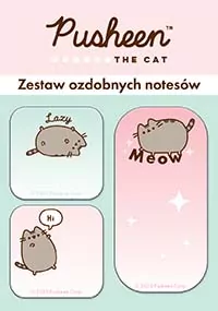 Zestaw 3 notesów ozdobnych. Pusheen - tantis.pl