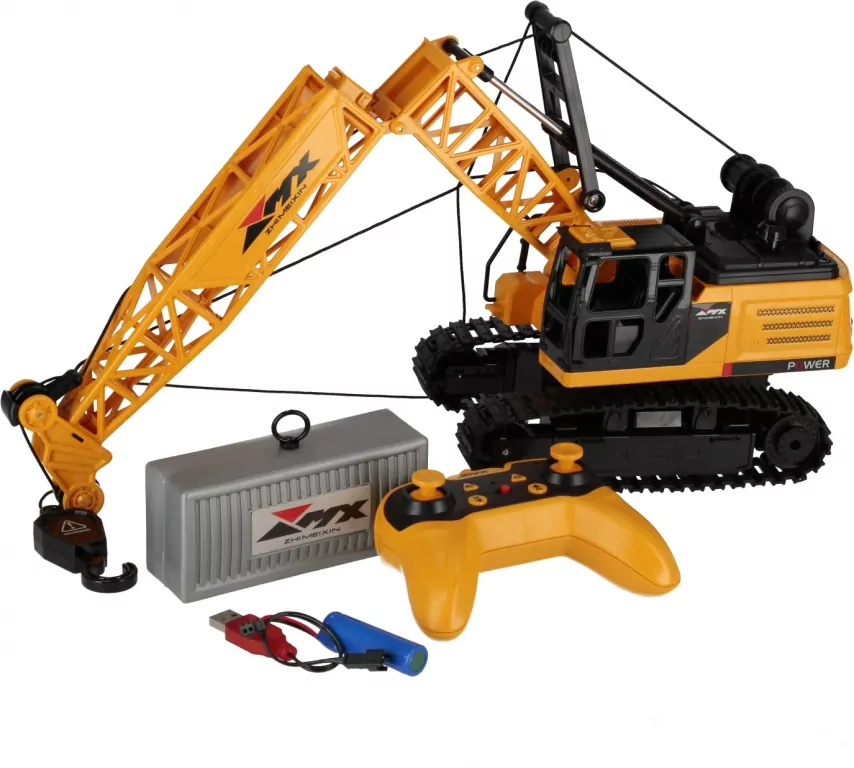 MASZYNA BUD DZWIG R/C FF LAD 32X54X14 MC WB 12 - tantis.pl