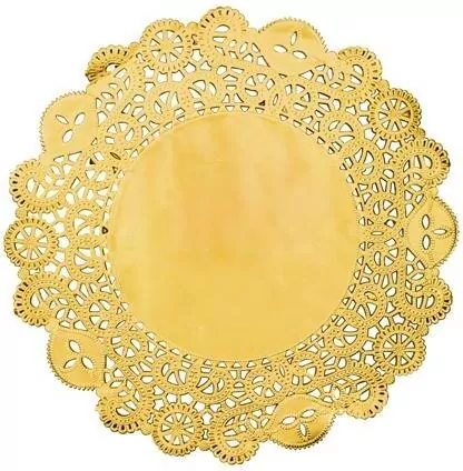 Podkładki pod talerze złote ok. 35,5cm - tantis.pl