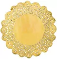 Podkładki pod talerze złote ok. 35,5cm - tantis.pl