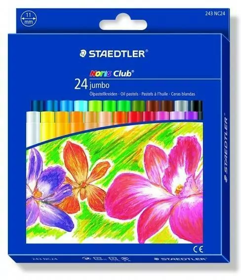 Pastele olejne Jumbo Noris Club 24 kolorów Staedtler - tantis.pl