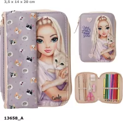 Piórnik Duo z wyposażeniem z saszetką Top Model Kitty 13658A