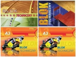 Blok techniczny Kreska A3/10k