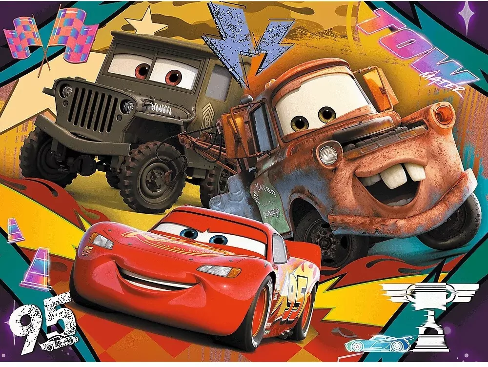 TREFL. Puzzle 30 Rozpędzone samochody - tantis.pl